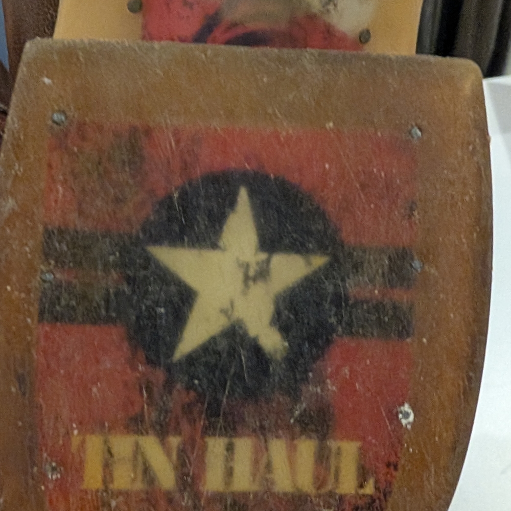 Tin Haul Justice American Brown Western Cowboy Boots Men's 9.5 Captain America - Picture 16 of 16